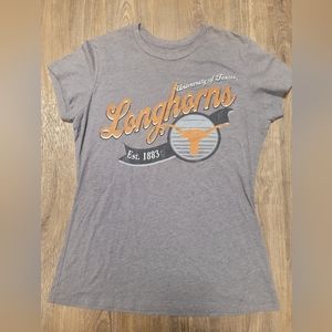 University of Texas longhorns shirt.